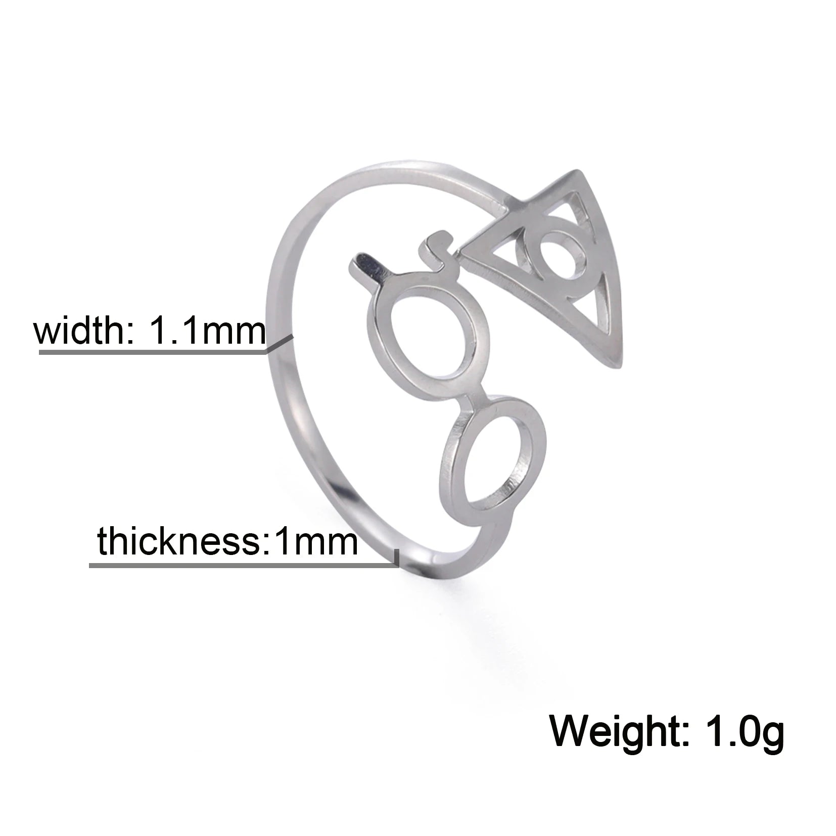 COOLTIME Lightning Scar & Deathly Hallows Ring - Image 6