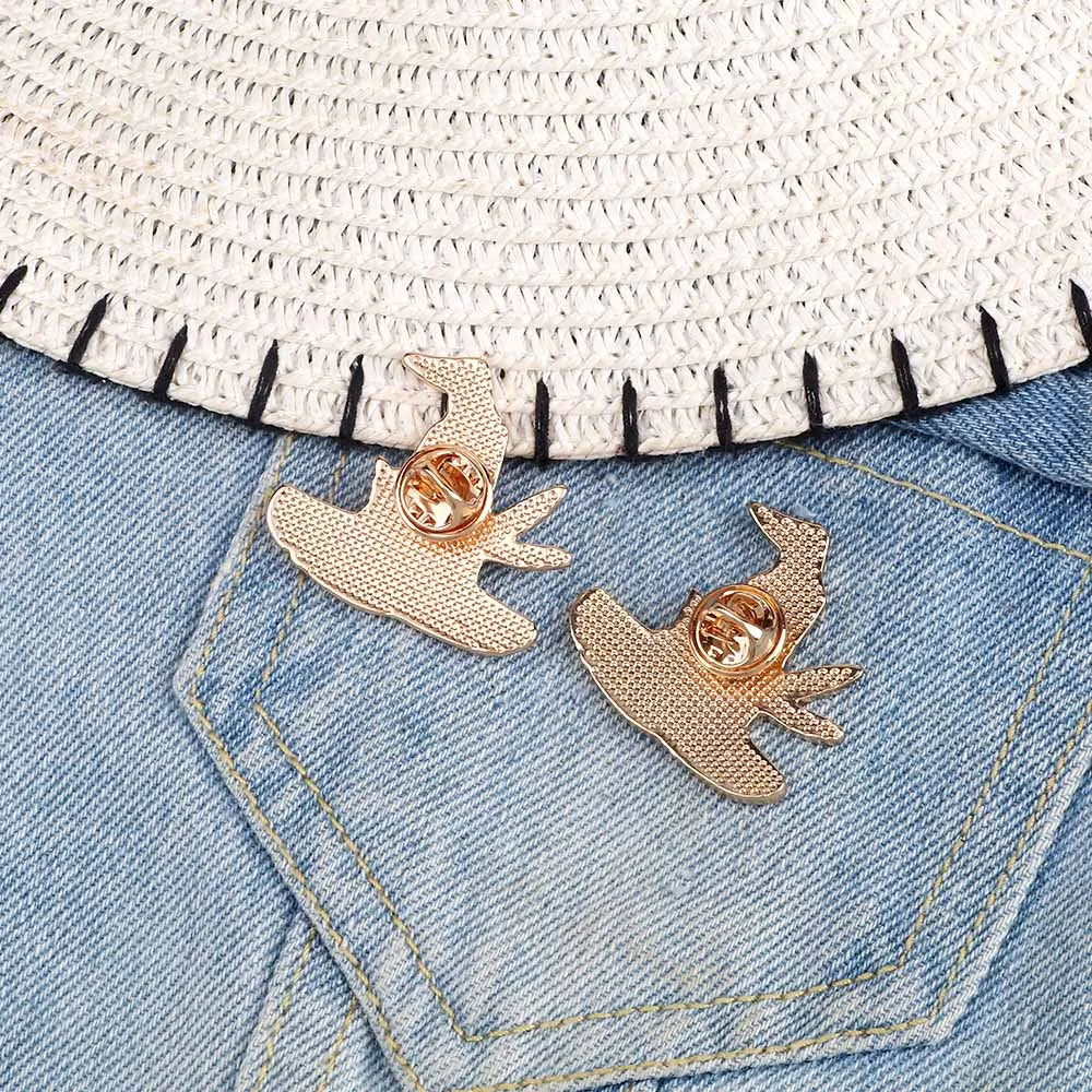 Funny Witch Hats Enamel Brooches - Image 5