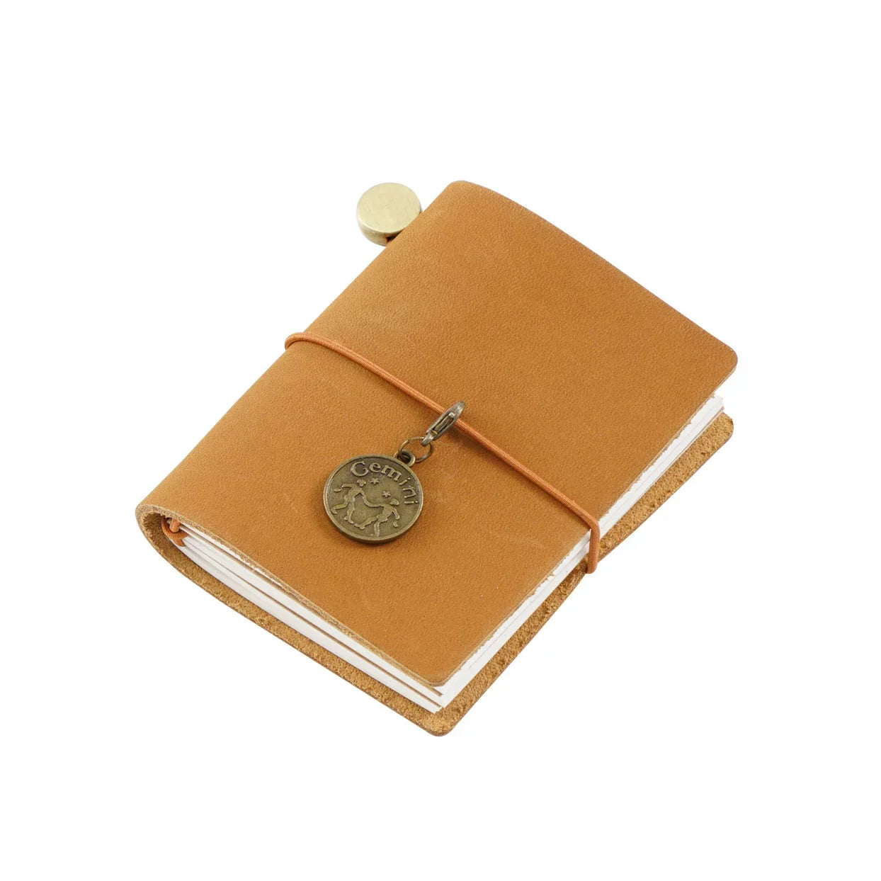 Genuine Leather Mini Travel Notebook - Image 12