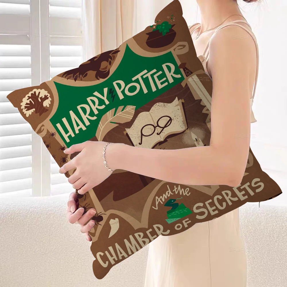 Harry Potter Wand & Landscape Pillow Cover - Image 16