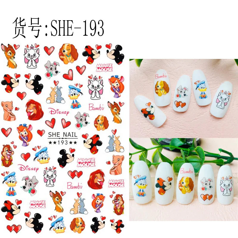 Miniso Harry Potter & Cartoon Nail Stickers - Image 45