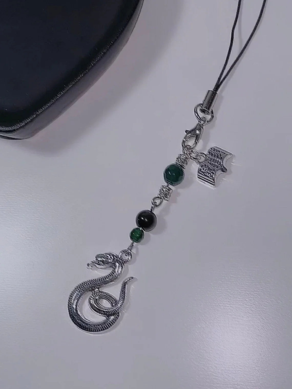 Slytherin Phone Charm Handmade - Image 3