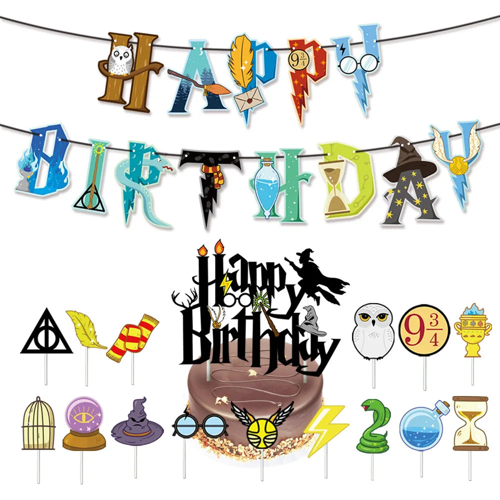 Harries Party Magic School Theme Decorations - Image 2