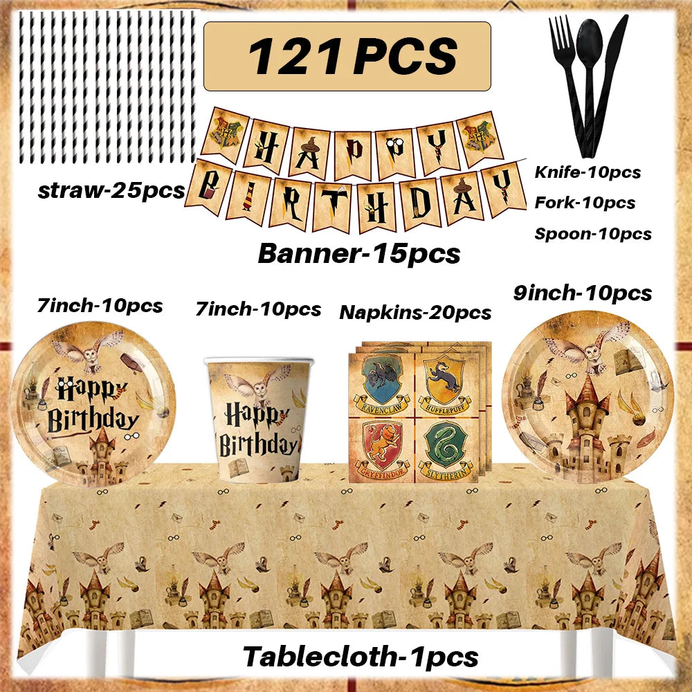 Magic School Birthday Party Decoration Set - Image 20