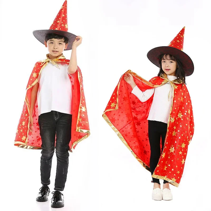 Kids Magician Wizard Cloak & Hat Set - Image 10