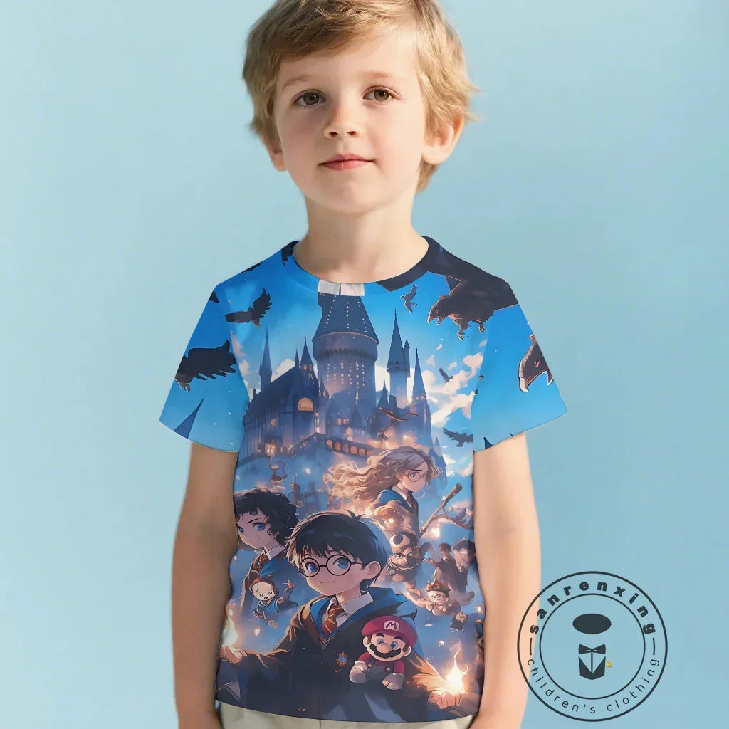 Harry Potter 3D Printed T-Shirt for Kids - Image 6