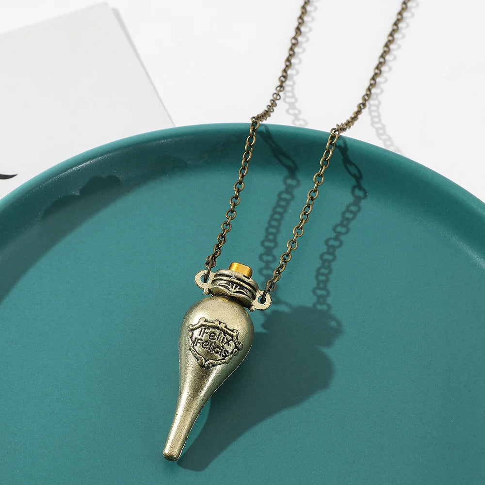 European American Harry Potter Retro Magic Medicine Bottle Pendant Necklace - Image 5