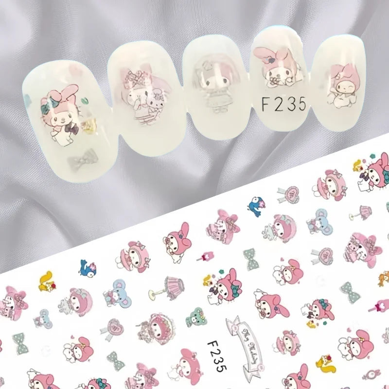 Miniso Harry Potter & Cartoon Nail Stickers - Image 78