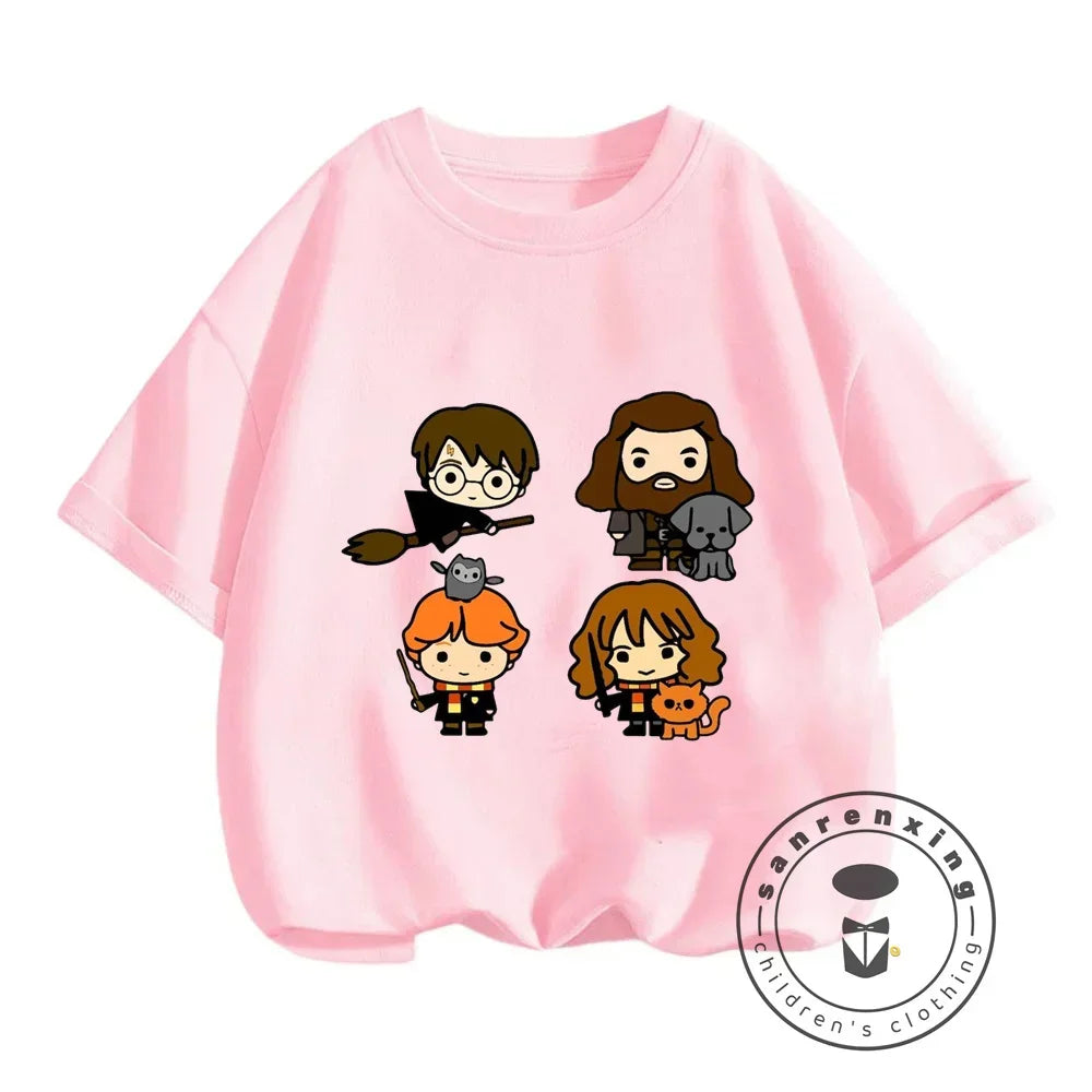 Harry Potter Kawaii Anime T-Shirt for Kids - Image 21