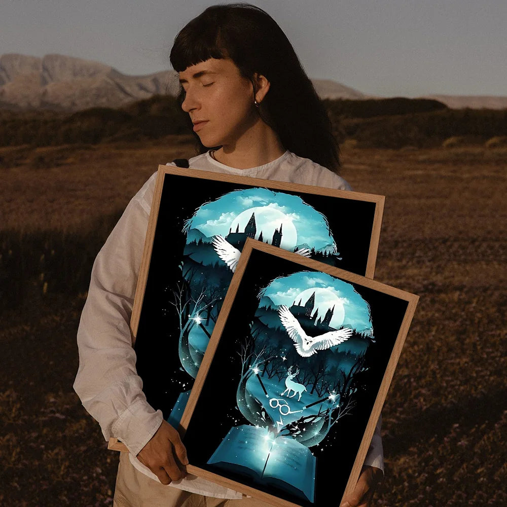 Harry Potter Landscape Wand Movie Sticky Poster - Image 11