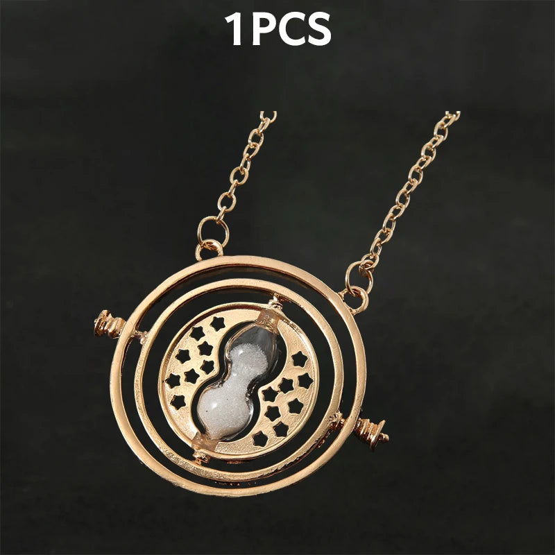 Harry Potter Time Turner & Wand Necklace Set - Image 30