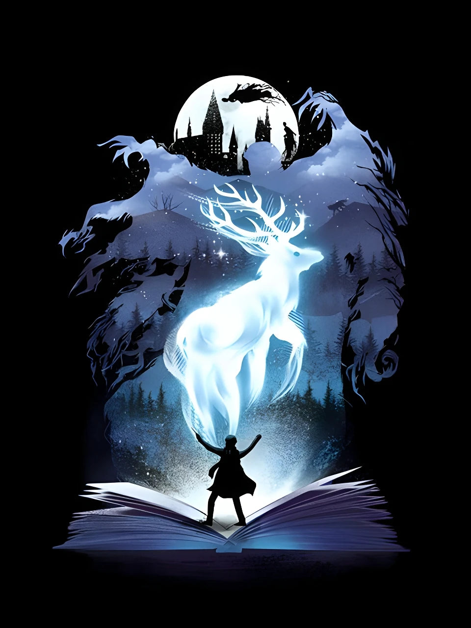 Cartoon Owl Magic Book 5D DIY Diamond Painting Kit - Image 17