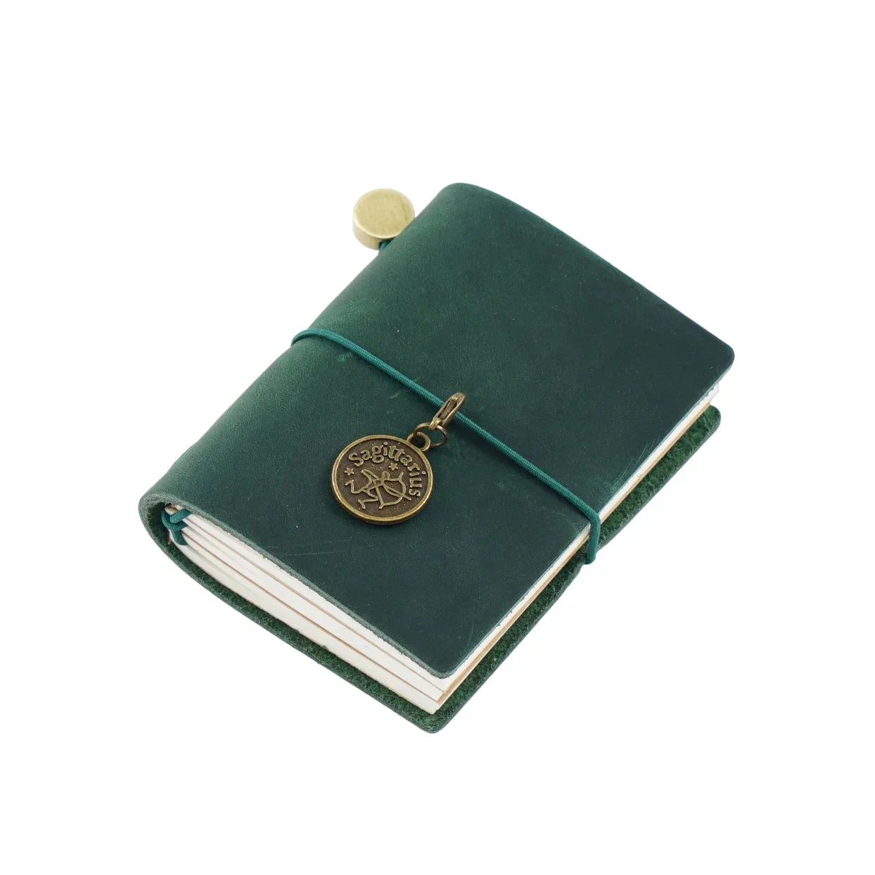 Genuine Leather Mini Travel Notebook - Image 16