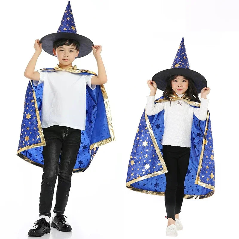 Kids Magician Wizard Cloak & Hat Set - Image 9