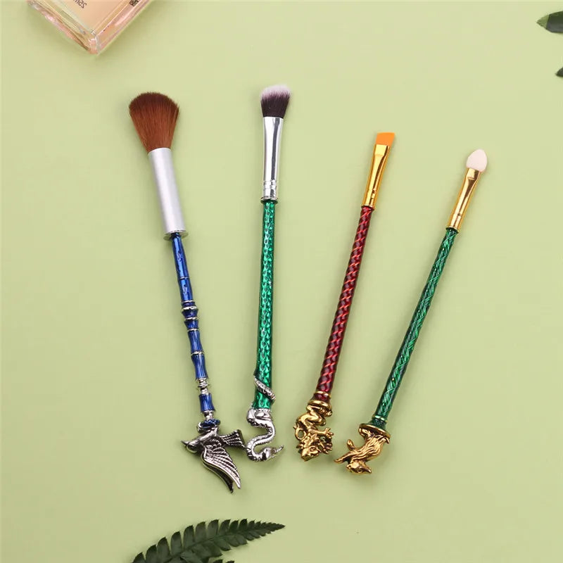 4PCS Harry Potter-Inspired Animal Makeup Brushes - Image 5