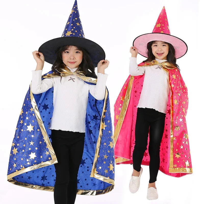 Kids Magician Wizard Cloak & Hat Set - Image 4