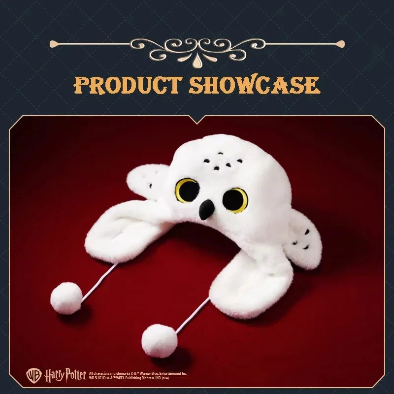 Meijo Harry Potter Hedwig Scarf Hat - Image 3