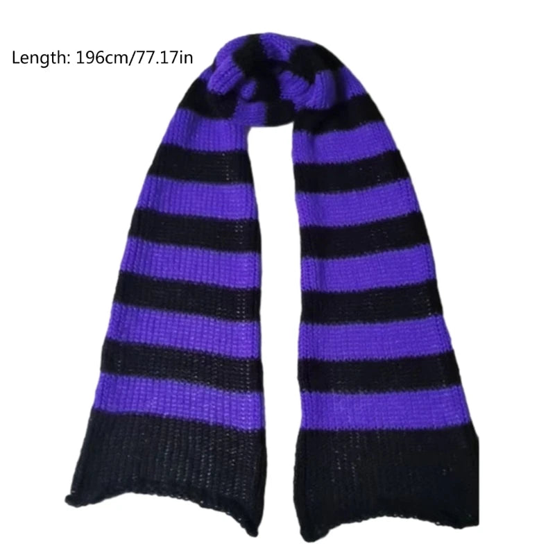 Soft Thick Knit Long Scarf - Image 6