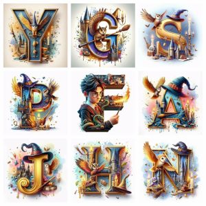 Harry Potter Fantasy Castle & Owl Letters