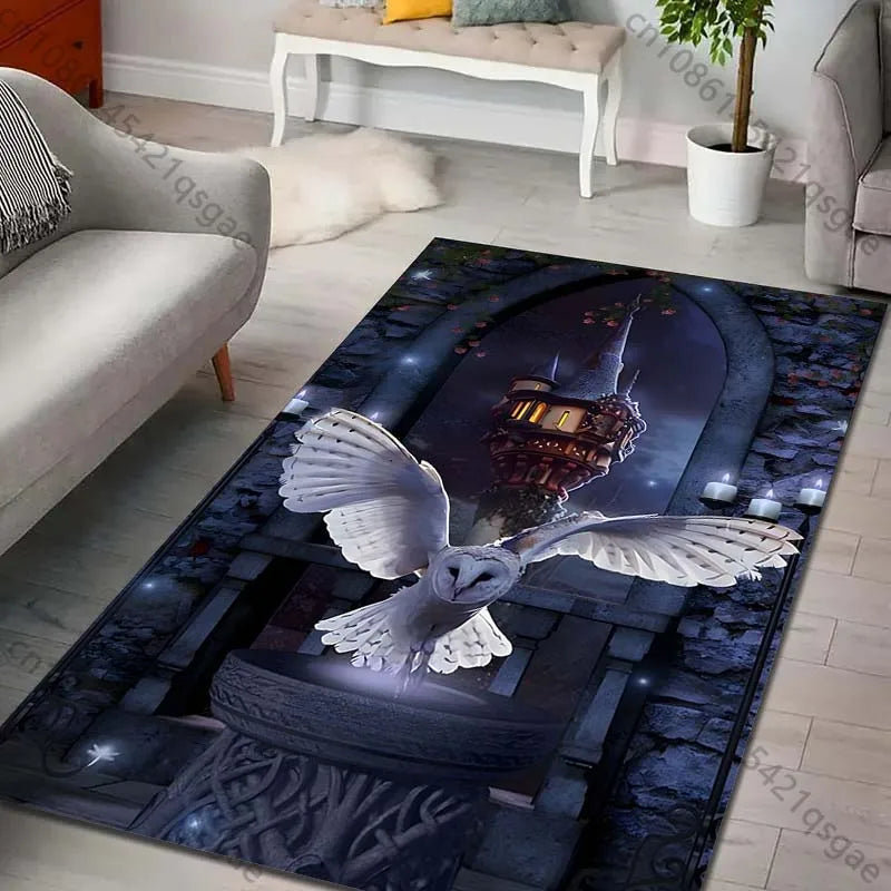 Magic Academy Owl Print Rug - Image 12