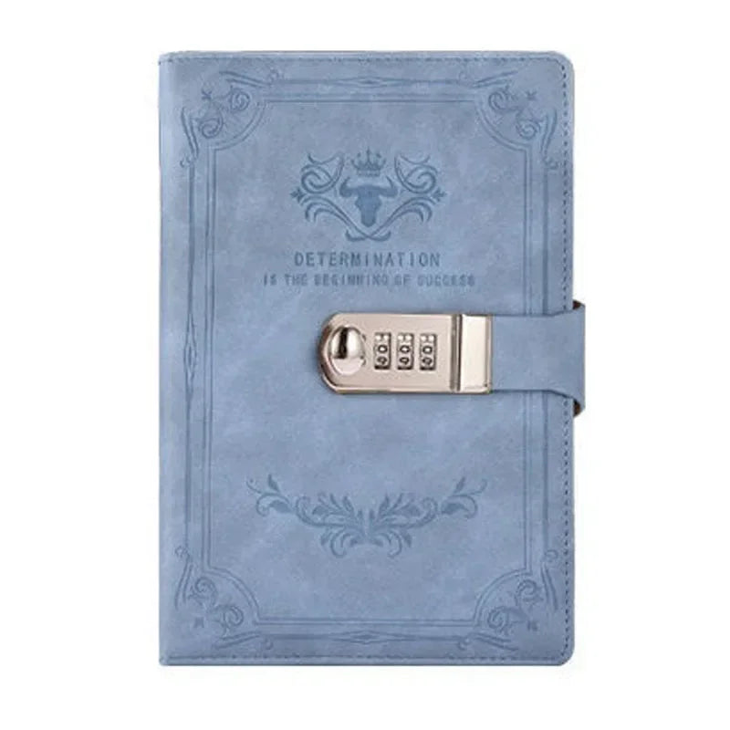 A5 Retro Password Book with Lock - Image 8