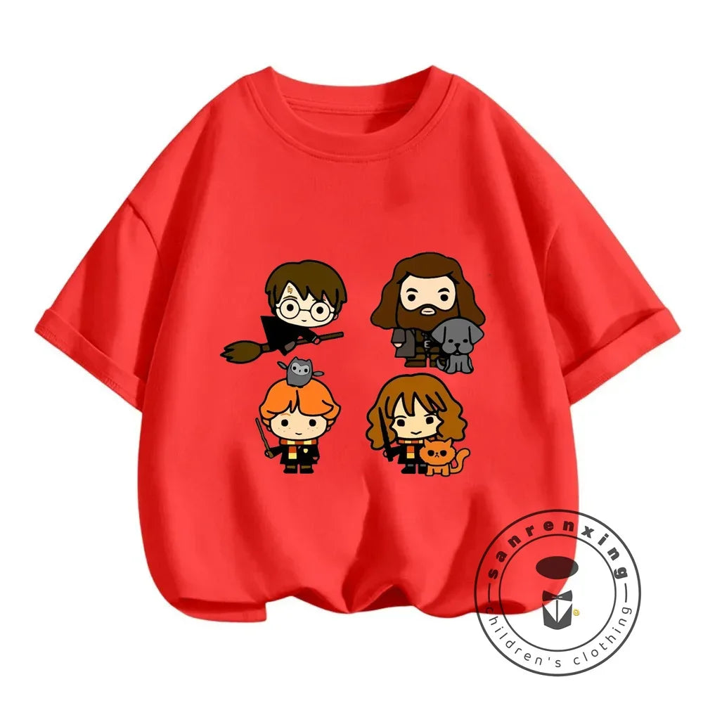 Harry Potter Kawaii Anime T-Shirt for Kids - Image 15