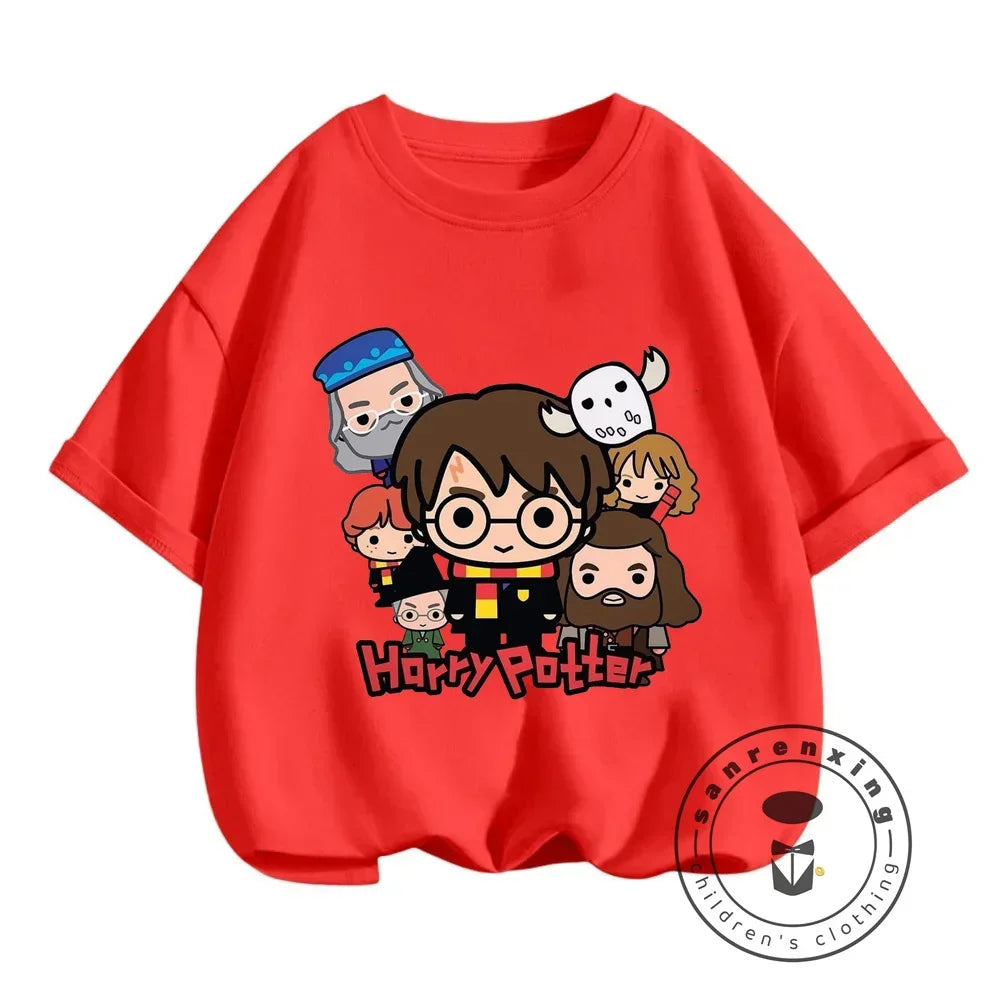 Harry Potter Kawaii Anime T-Shirt for Kids - Image 16