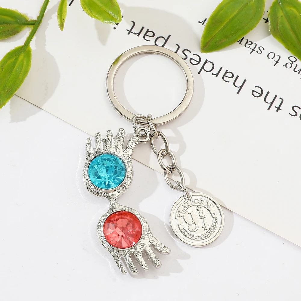 Harry Potter Rhinestone Pendant Keychain - Image 4