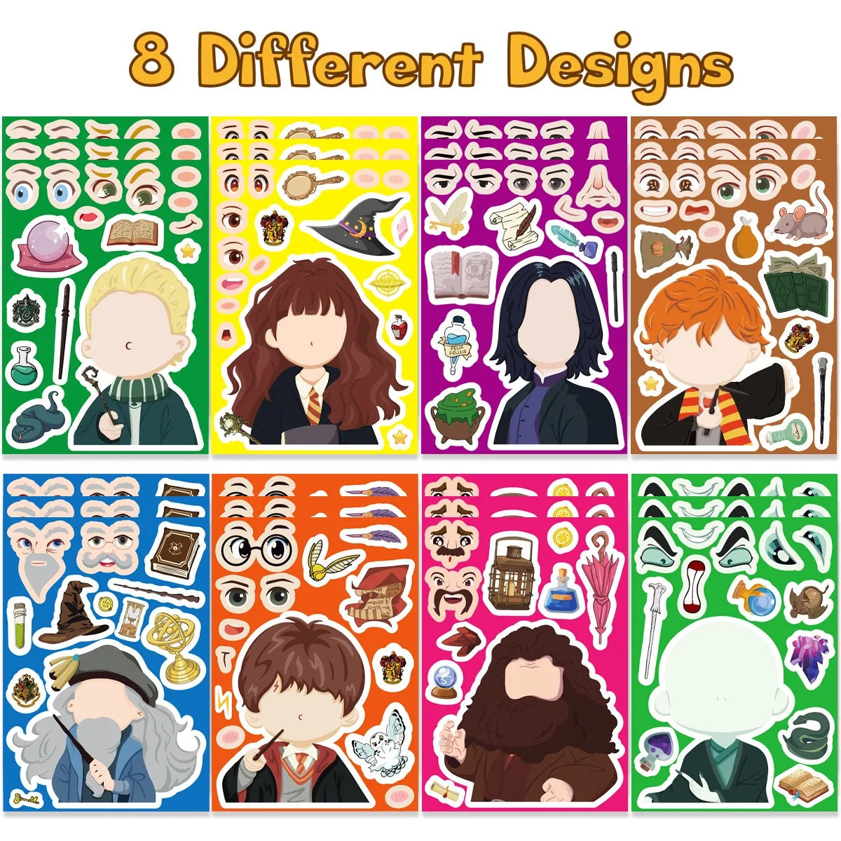 Hogwarts Wizarding School Q-Version Sticker Set - Image 7