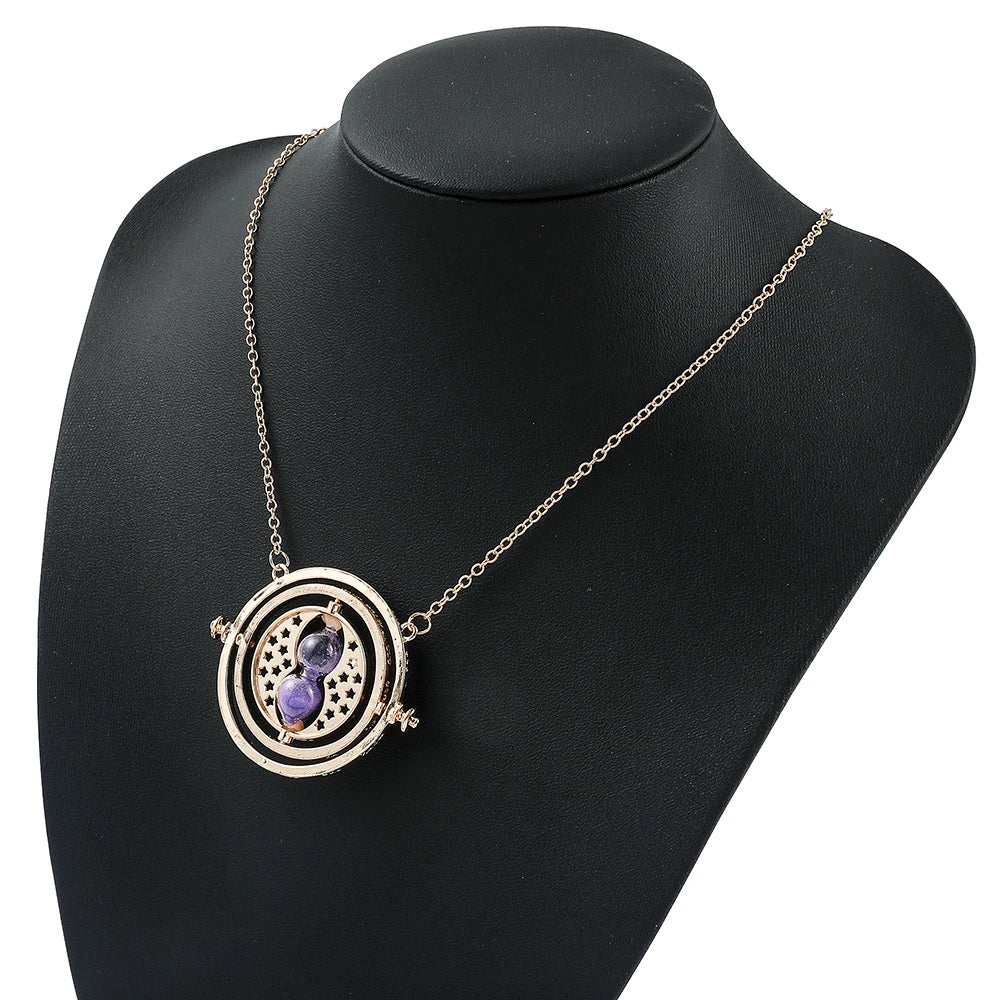 Harry Potter Time Turner Hourglass Pendant Necklace - Image 6