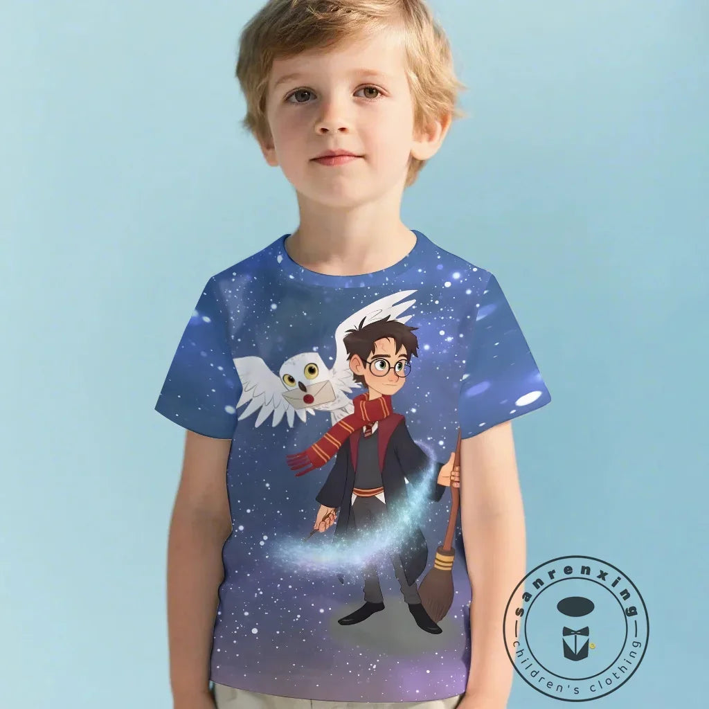 Kawaii Harry Potter Kids' T-Shirt - Image 5