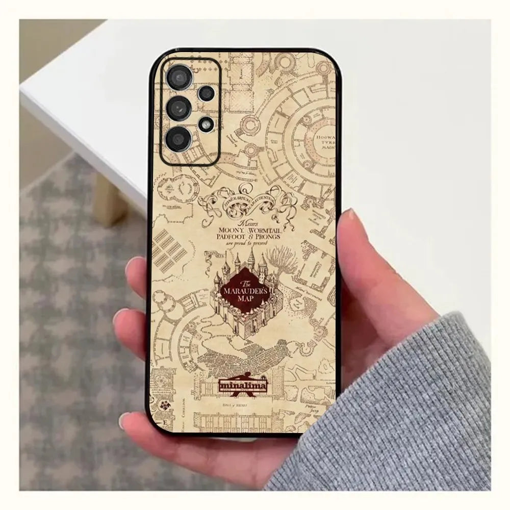 Marauder's Map & Train Ticket Art Phone Case - Image 6