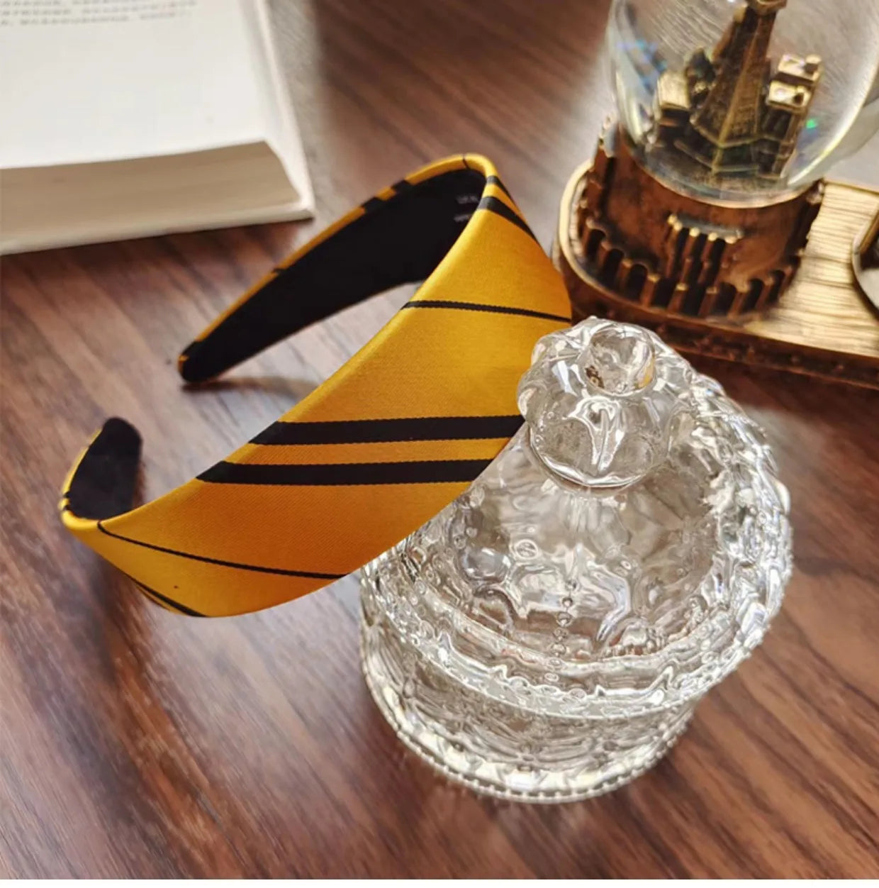 Wizard Magic Stripe School Slytherin Hair Scrunchie - Image 8