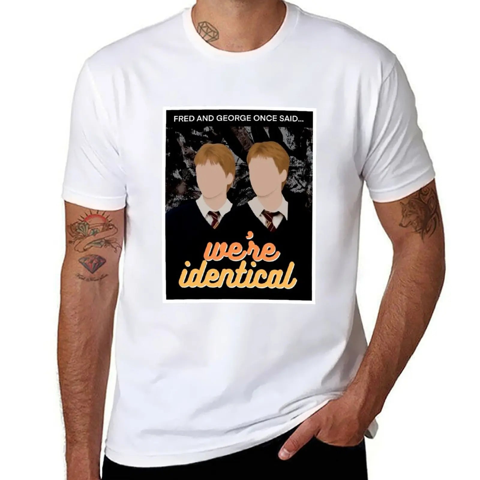 Fred and George Weasley “We’re Identical” T-Shirt - Image 6