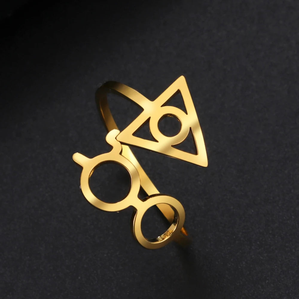COOLTIME Lightning Scar & Deathly Hallows Ring