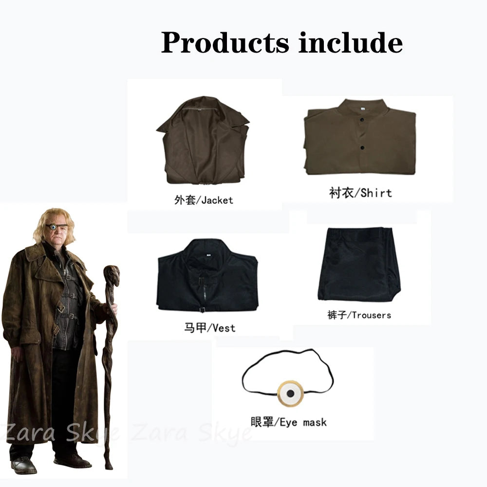 Alastor "Mad-Eye" Moody Cosplay Costume - Image 7