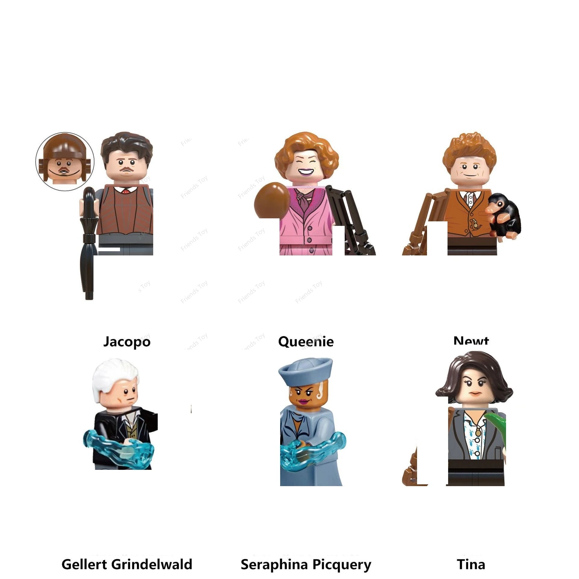 14pcs/set Harris HP Mini Man Figures - Image 8