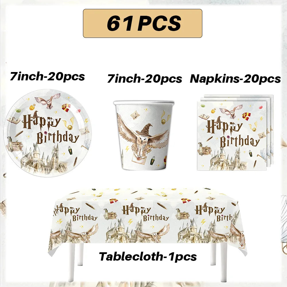 Magic School Birthday Party Decoration Set - Image 12