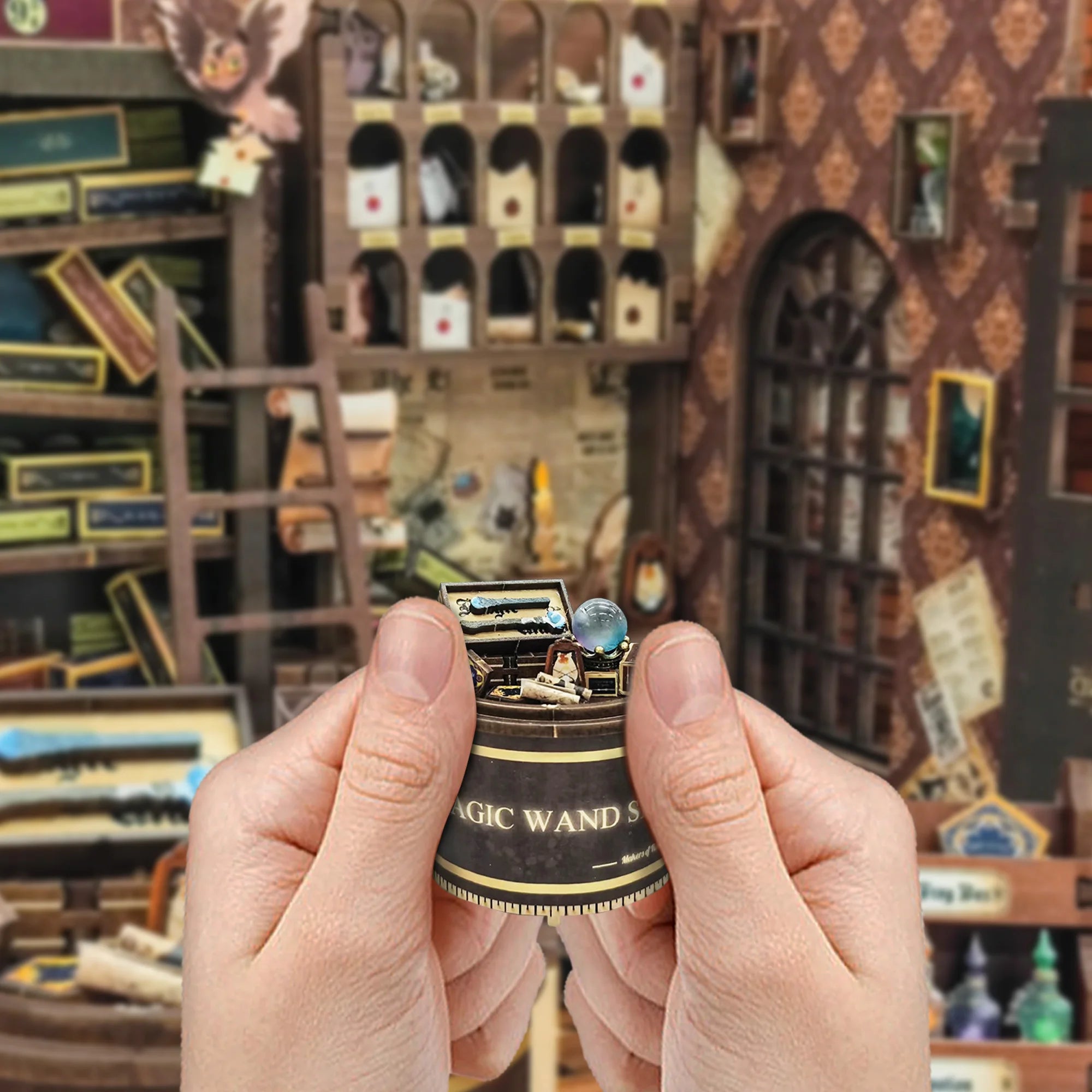 DIY Wooden Magic Wand Book Nook Kit - Image 5