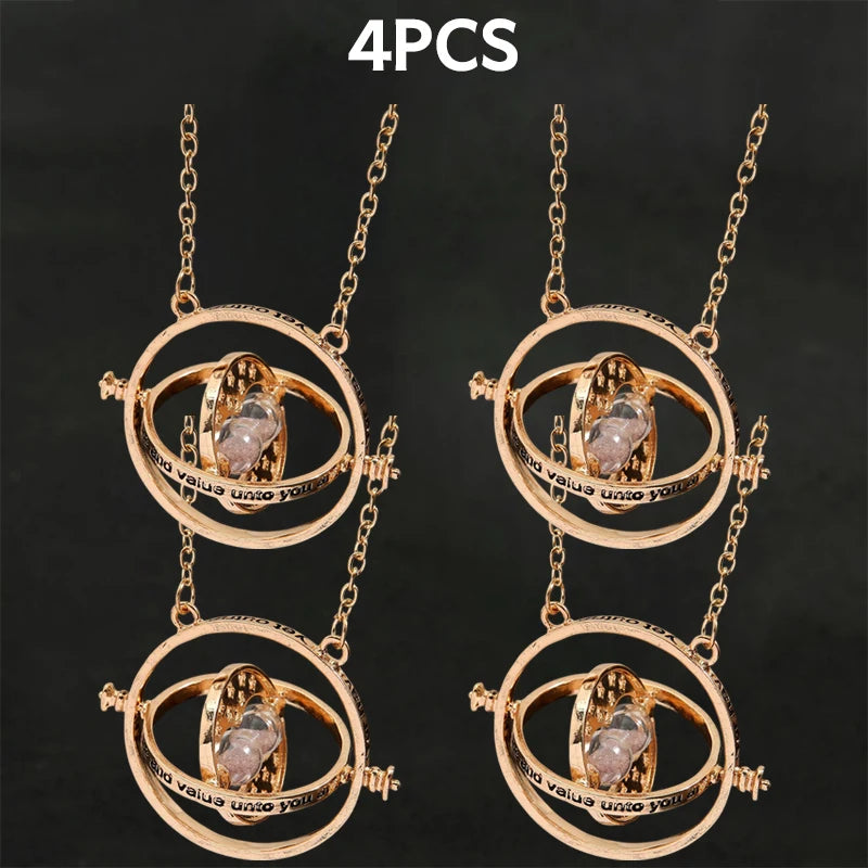 Harry Potter Time Turner & Wand Necklace Set - Image 25