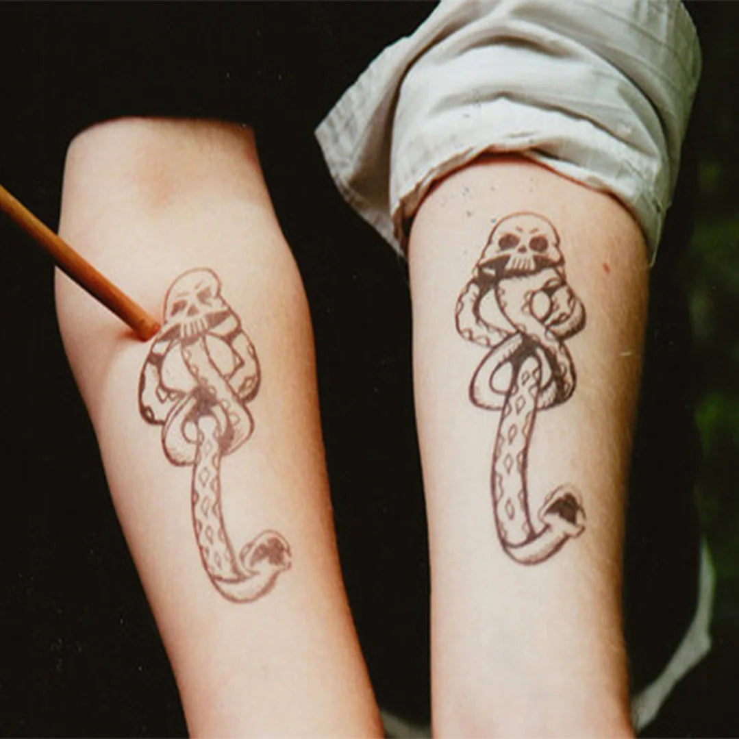 5/10PCS Voldemort & Harry Potter Magic Tattoo Stickers - Image 3