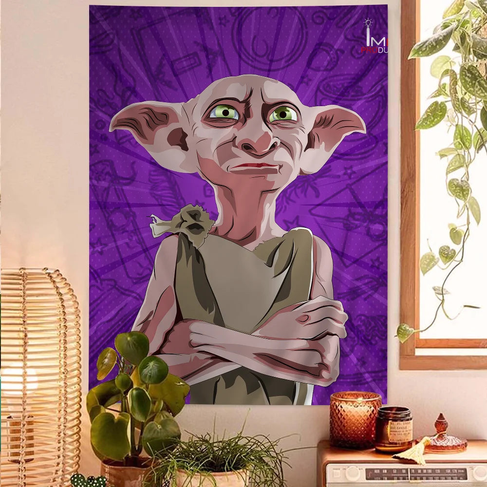 Diamond Painting Dobby & Hogwarts Tapestry - Image 9