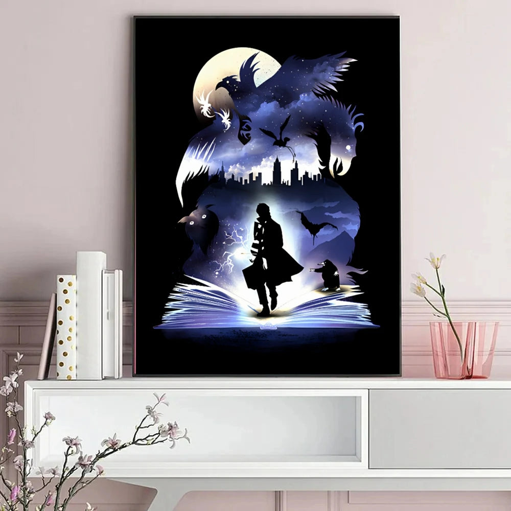 Cartoon Owl Magic Book 5D DIY Diamond Painting Kit - Image 2