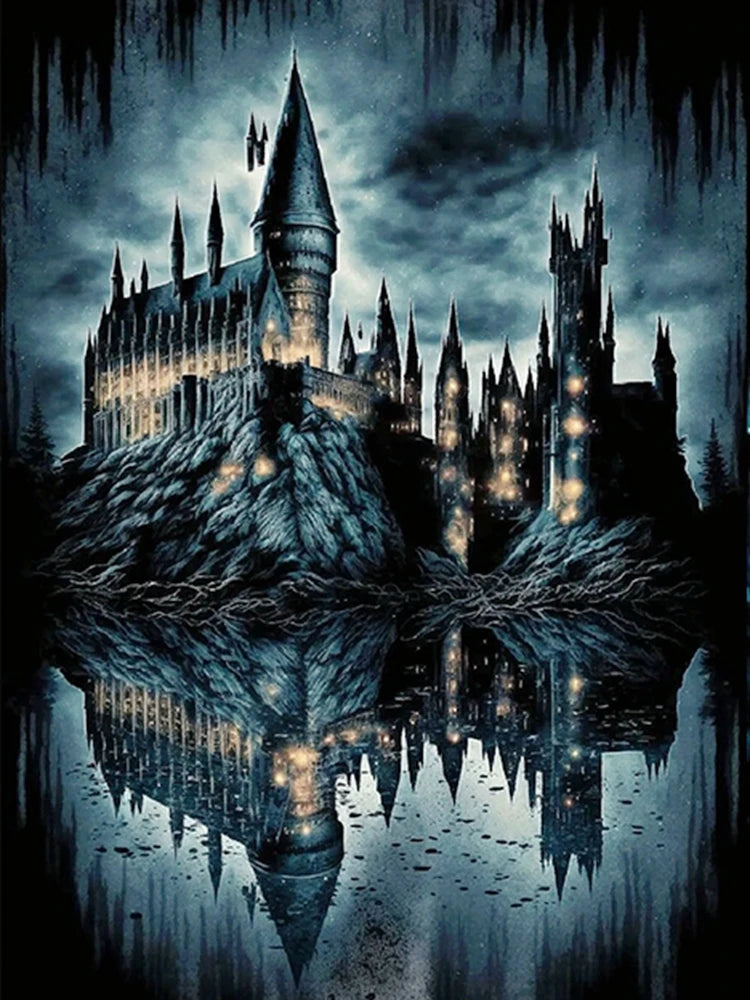 Harry Potter Magic School 5D DIY Diamond Painting - Image 11