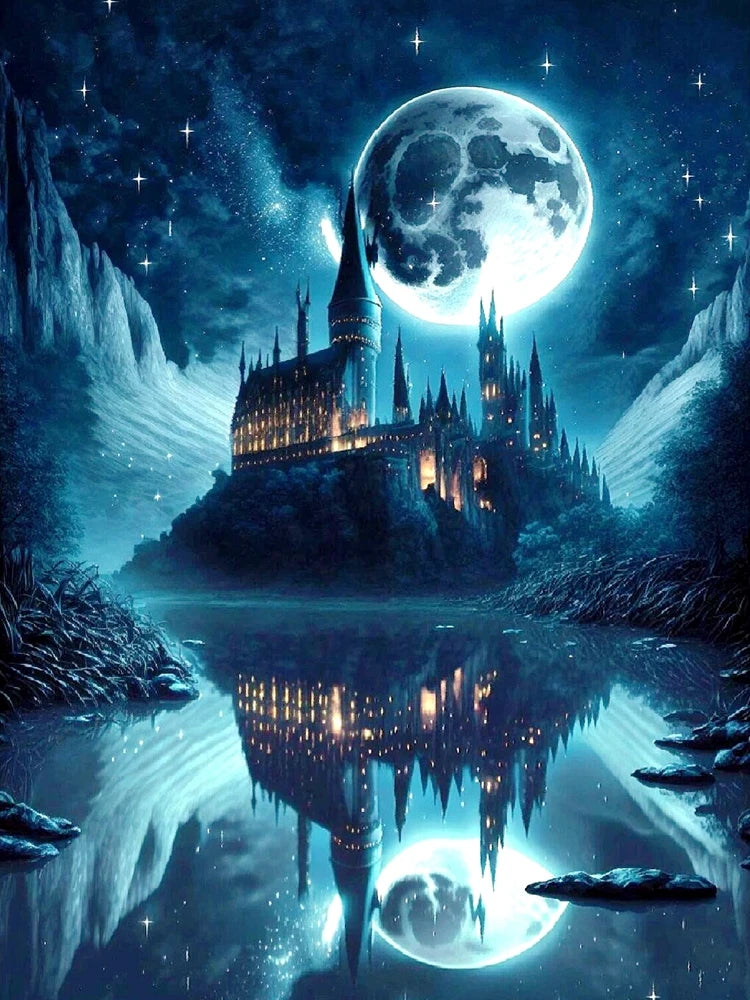 Harry Potter Magic School 5D DIY Diamond Painting - Image 13