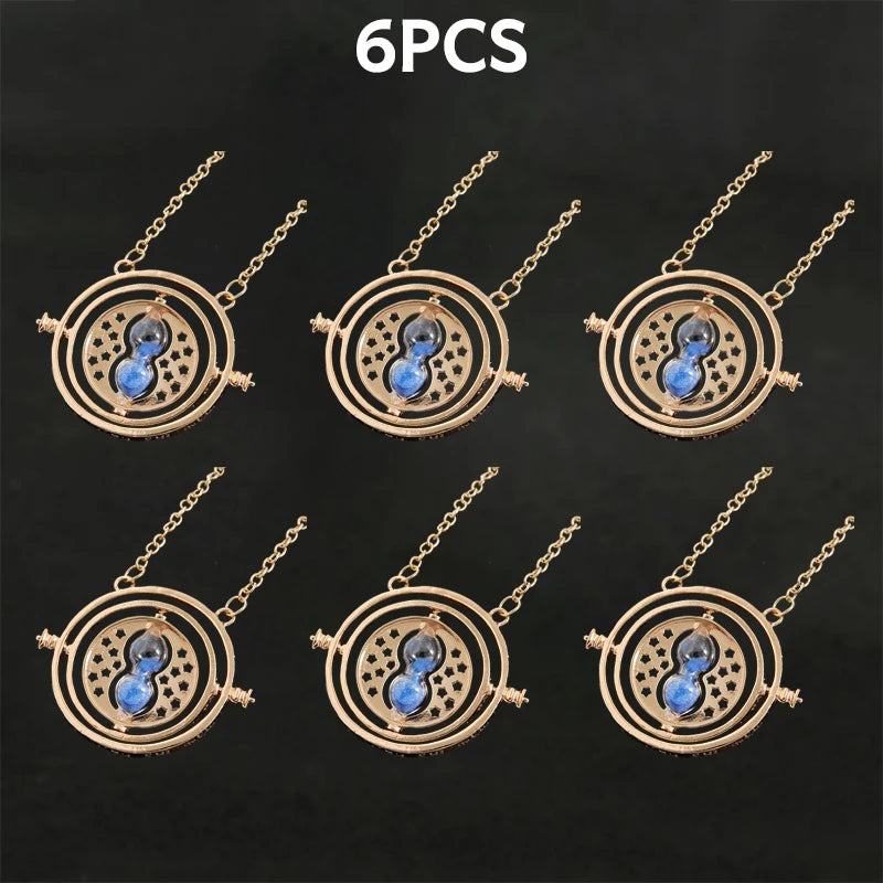 Harry Potter Time Turner & Wand Necklace Set - Image 12