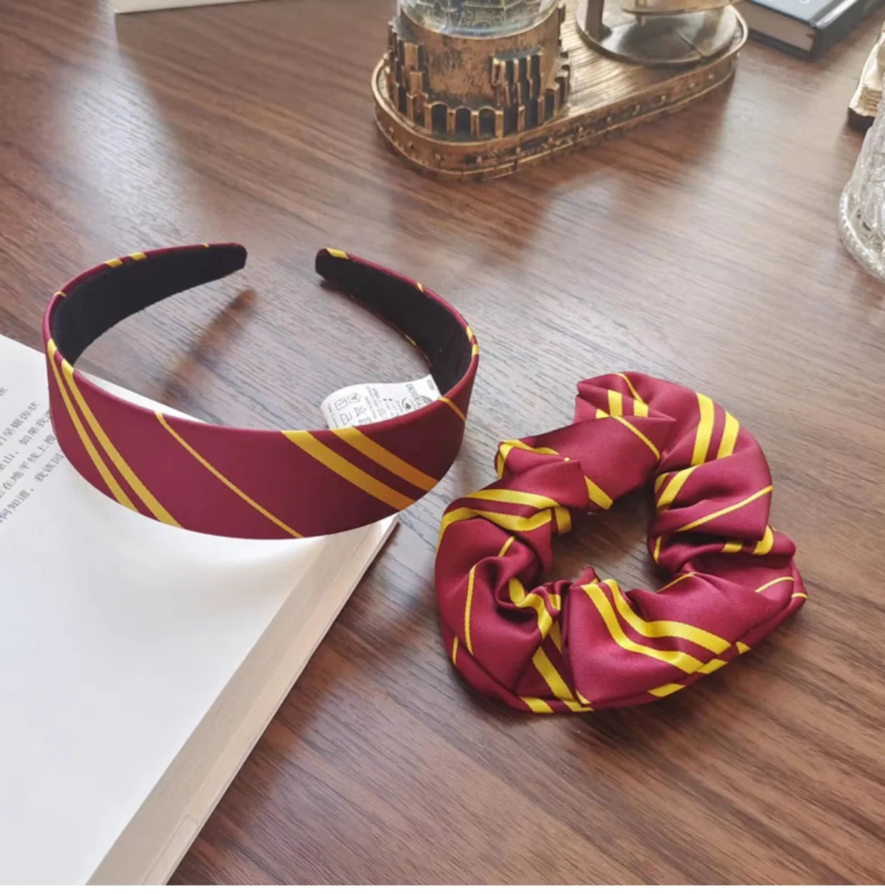 Wizard Magic Stripe School Slytherin Hair Scrunchie - Image 11