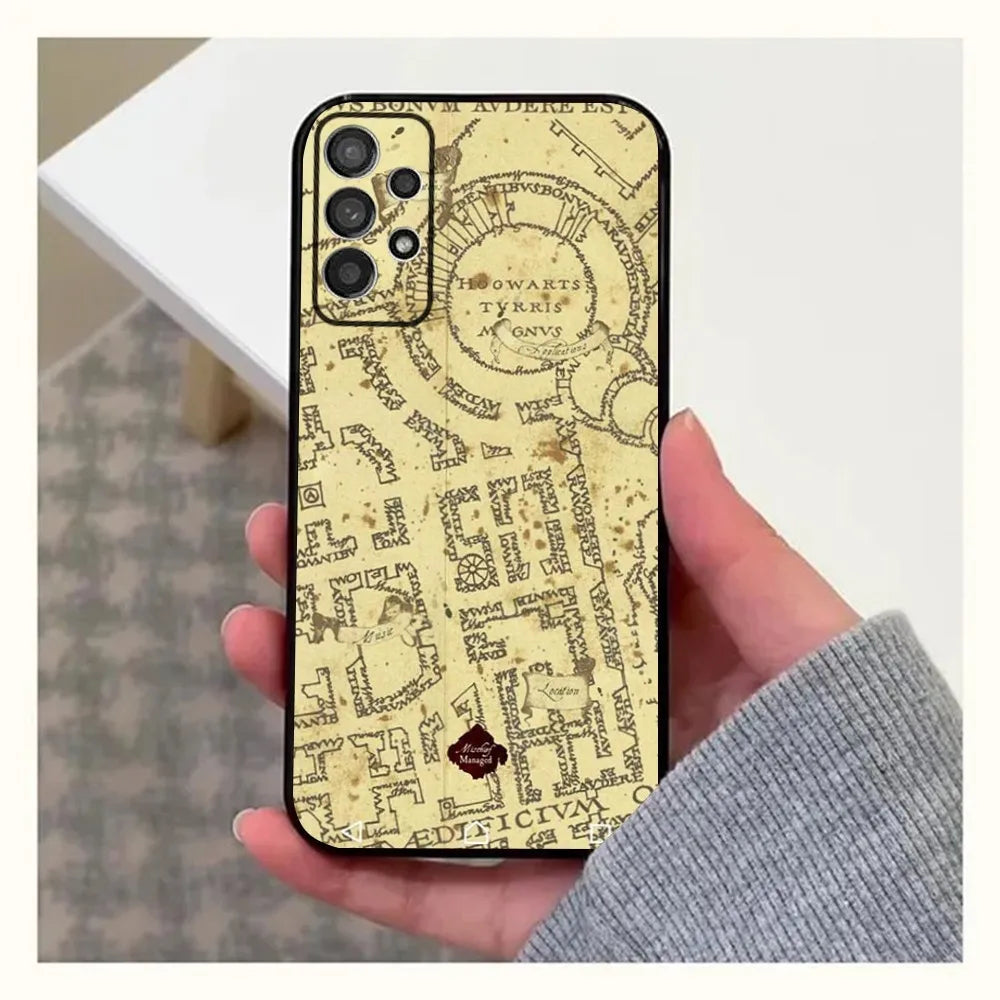 Marauder's Map & Train Ticket Art Phone Case - Image 4
