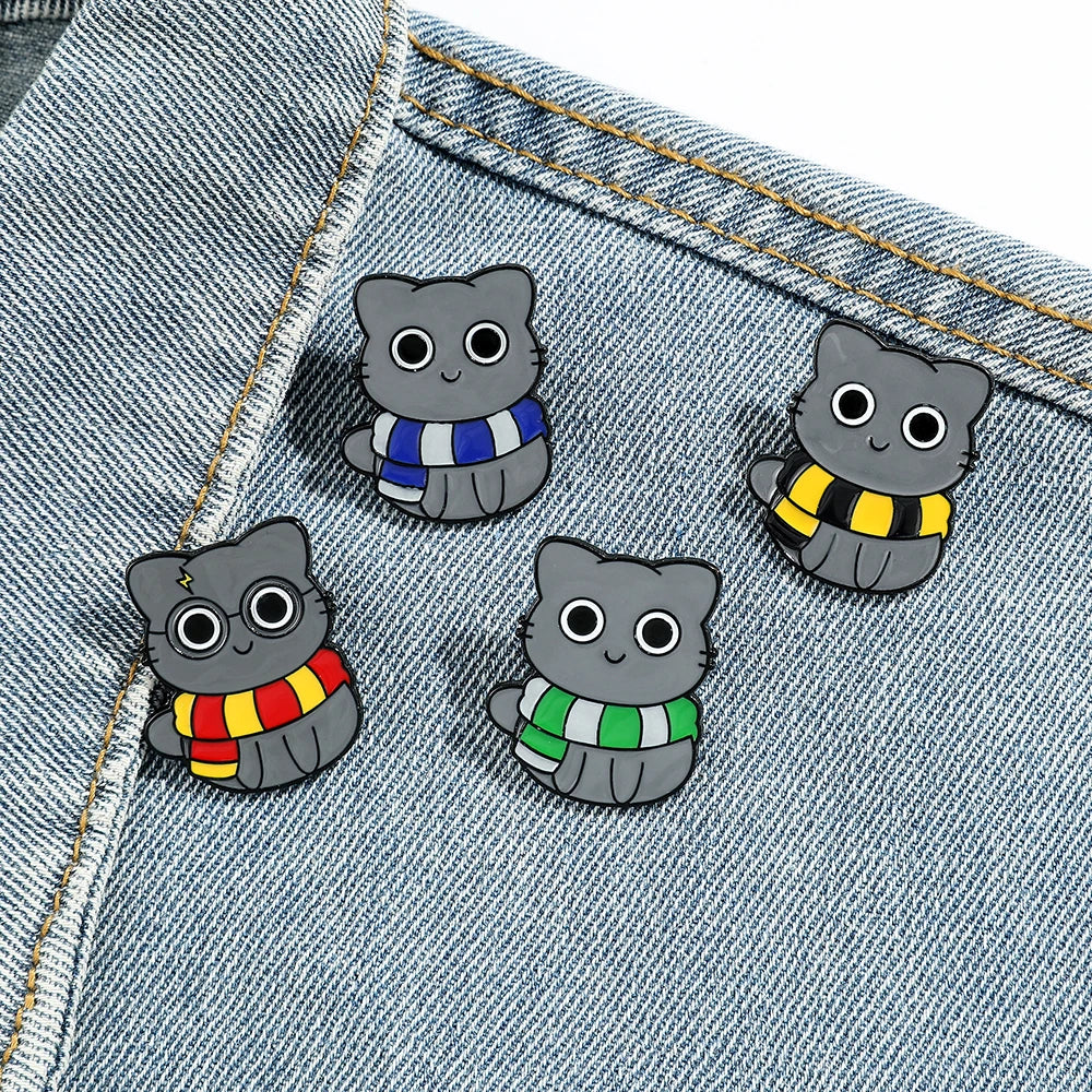 Cat Magic School Enamel Pin - Image 6