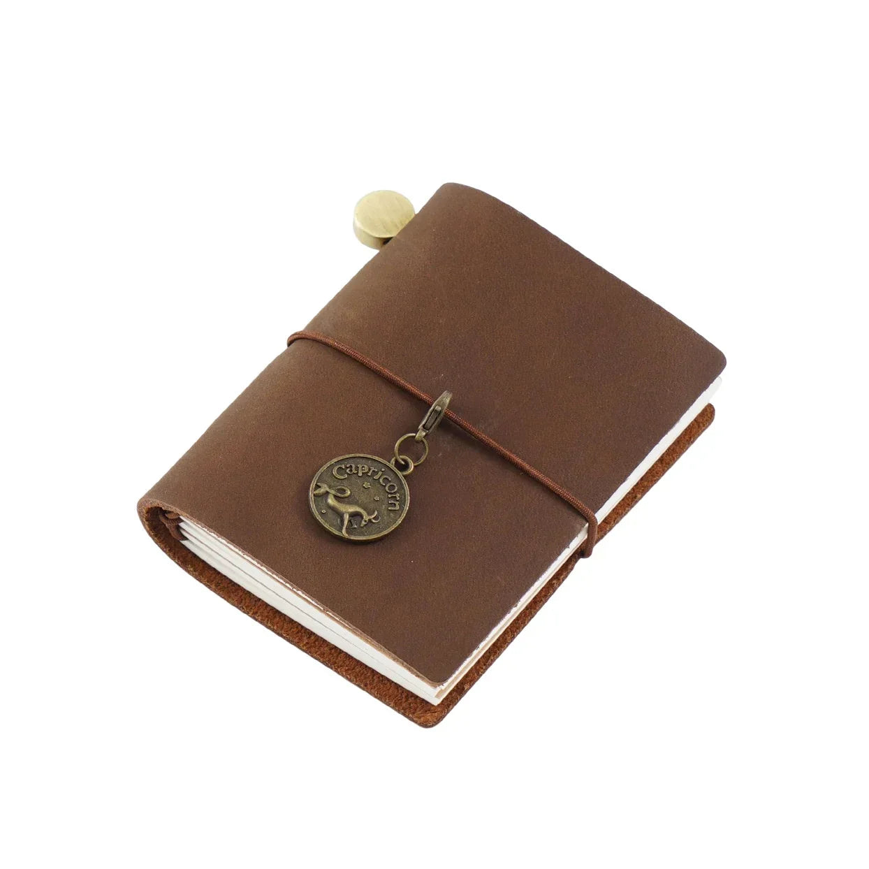 Genuine Leather Mini Travel Notebook - Image 10